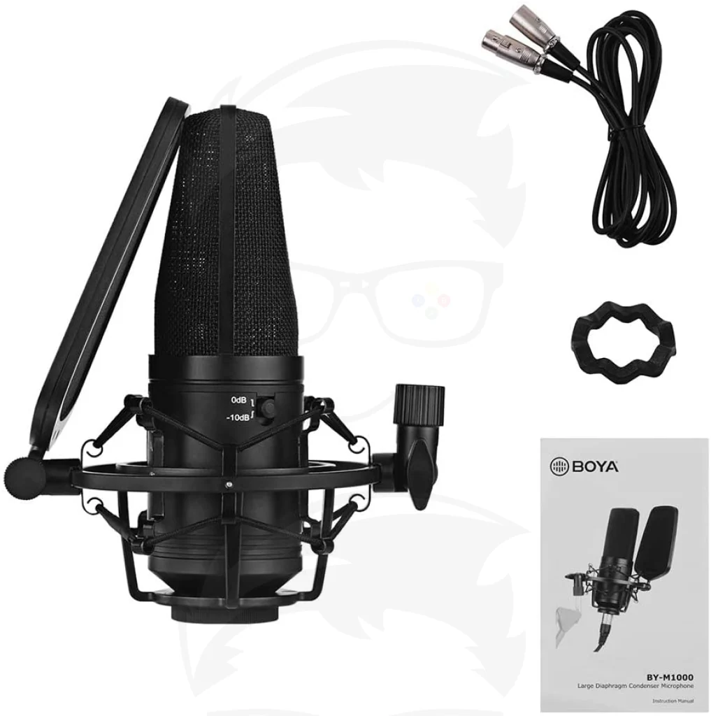 BOYA BY-M1000 Large Diaphragm Condenser Microphone - Image 6