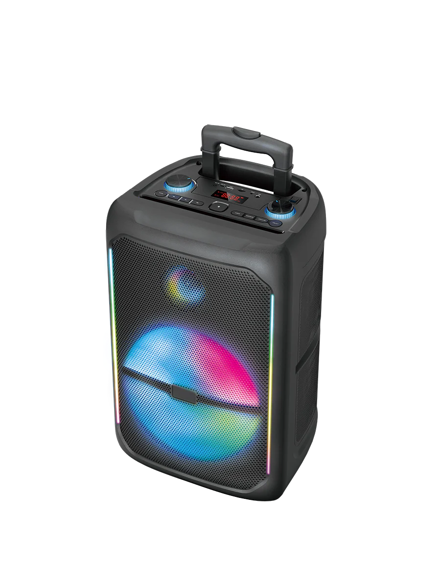 Brodu BTS-1808 Wireless 12" subwoofer 40W power RGB with Karaoke - Image 2