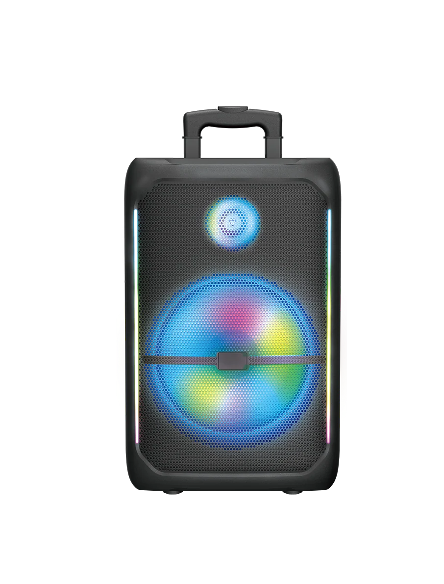 Brodu BTS-1808 Wireless 12" subwoofer 40W power RGB with Karaoke - Image 3