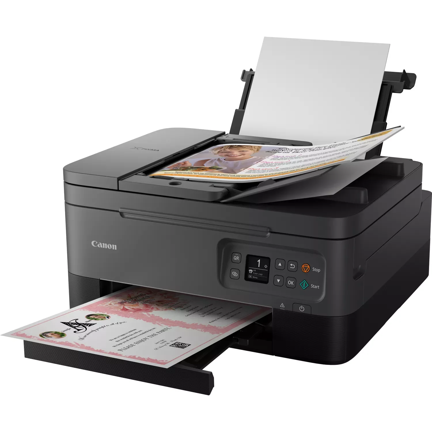 Canon PIXMA TS7440 Wireless Colour All in One Inkjet Photo Printer - Image 3