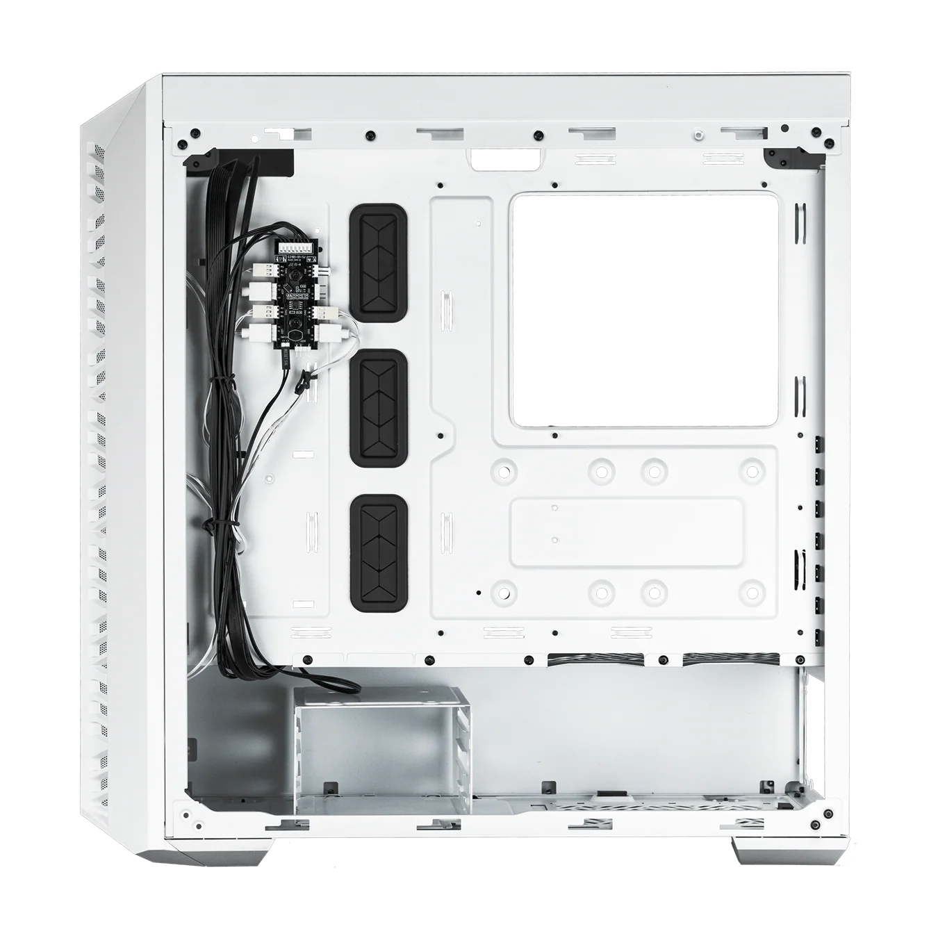 Cooler Master MASTERBOX 520 MESH ARGB Mid Tower WHITE Gaming Case - Image 3