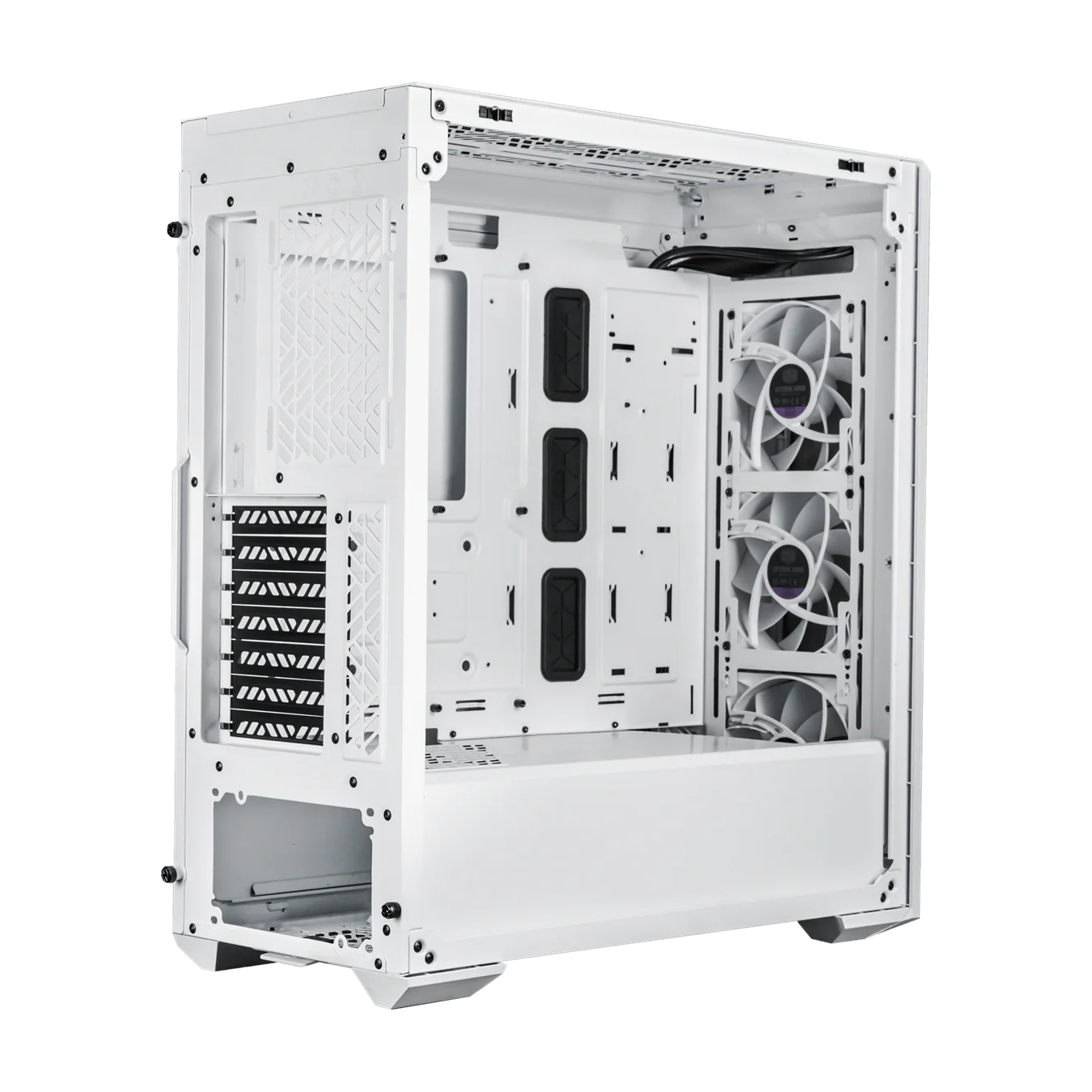 Cooler Master MASTERBOX 520 MESH ARGB Mid Tower WHITE Gaming Case - Image 4