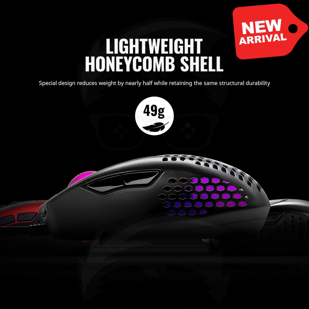 Cooler Master MM720 Black Matte Lightweight Gaming Mouse - Image 3