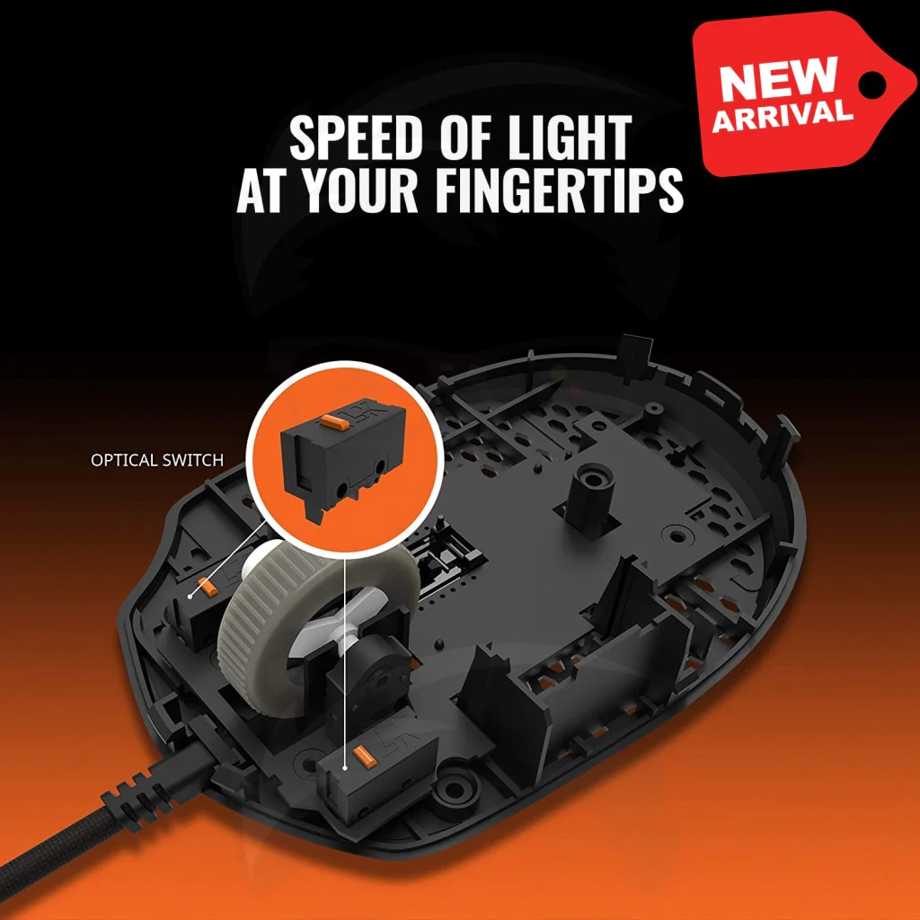 Cooler Master MM720 Black Matte Lightweight Gaming Mouse - Image 4