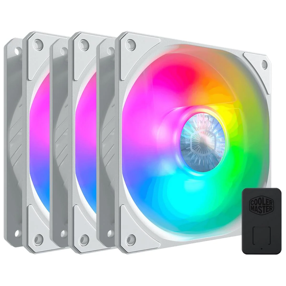 Cooler Master SickleFlow 120 ARGB White Edition 3in1 High-Performance FAN Kit - Image 2