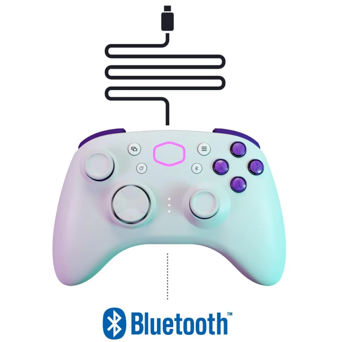 Cooler Master Storm Bluetooth Controller - White - Image 2