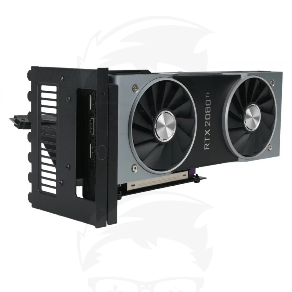 Cooler Master Universal Vertical Graphics Card Holder KIT V.2 With 165mm/6.5in PCIE 4.0 Riser Cable - Image 2