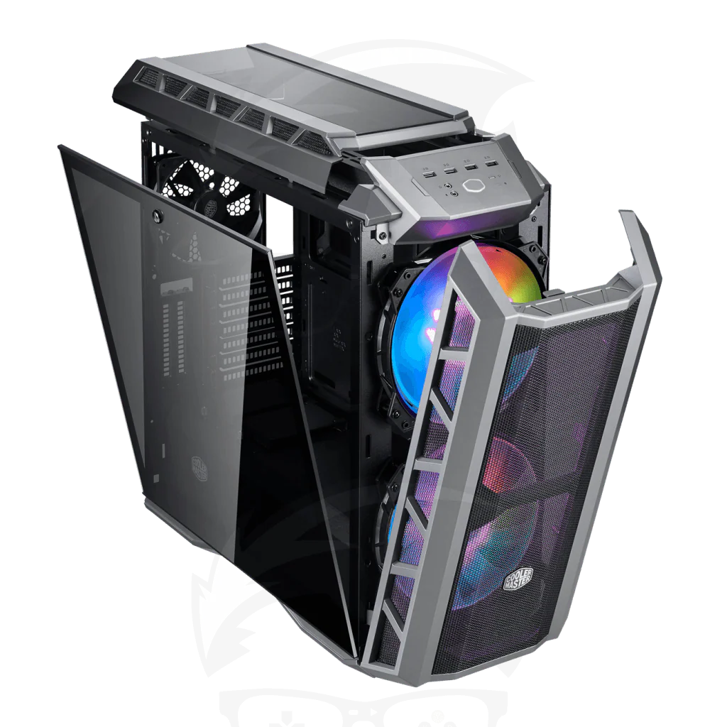 COOLER MASTER H500P Mesh Gray ARGB Gaming Case - Image 3