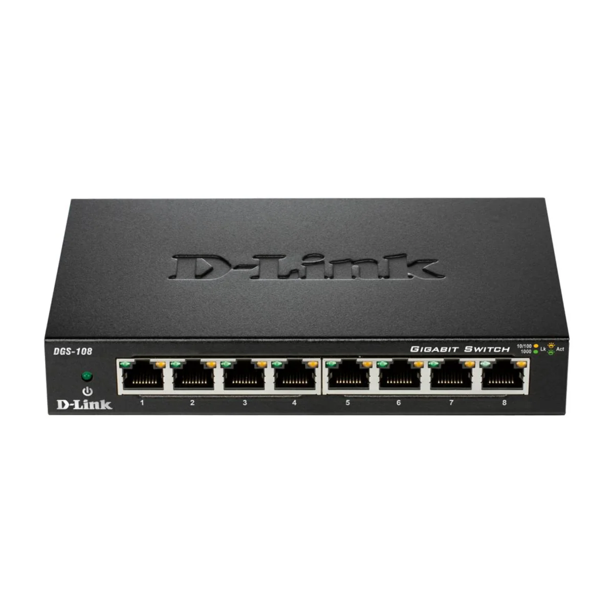 D-Link DGS-108/B 8-port 10/100/1000 Unmanaged Desktop Switch