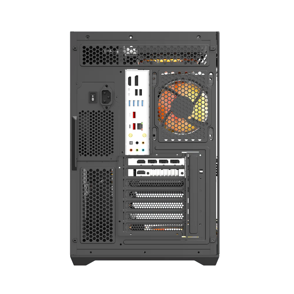 DARKFLASH C280 BLACK E-ATX GAMING CASE - Image 4