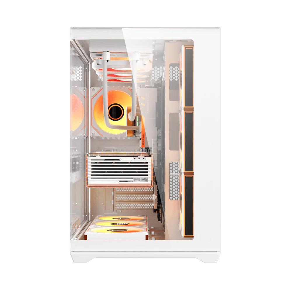 DARKFLASH C280 WHITE E-ATX GAMING CASE - Image 5