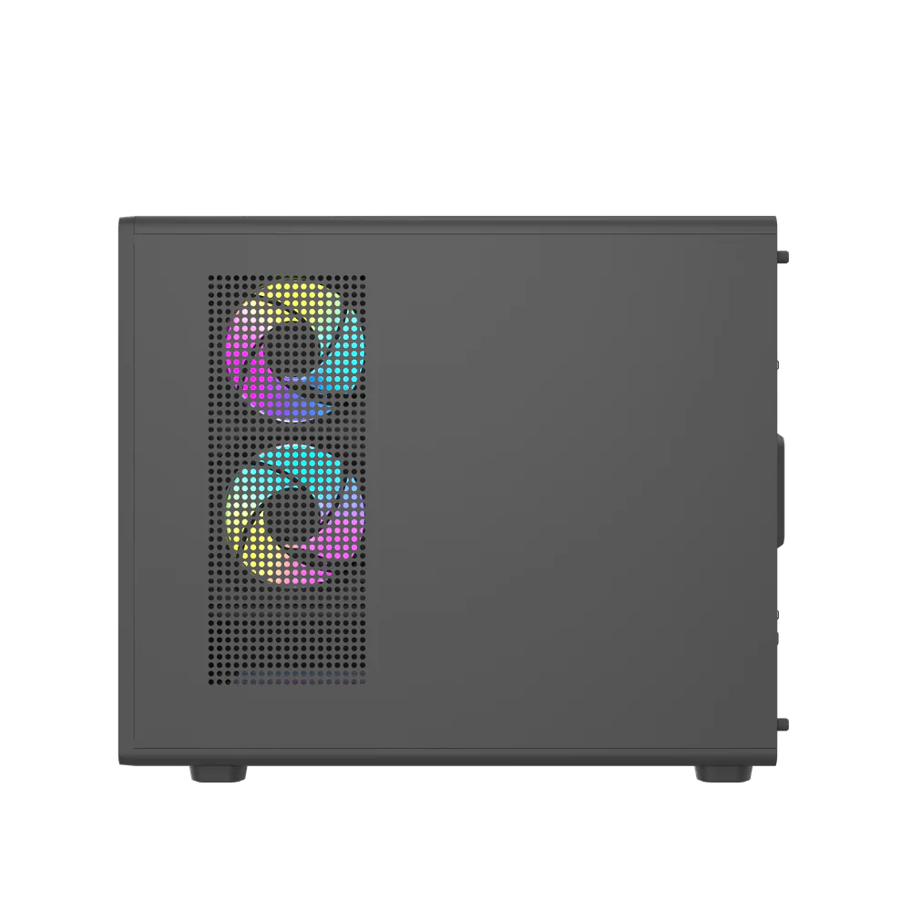 Darkflash DB460M M-ATX with 3 FANS PC Case - Black - Image 5