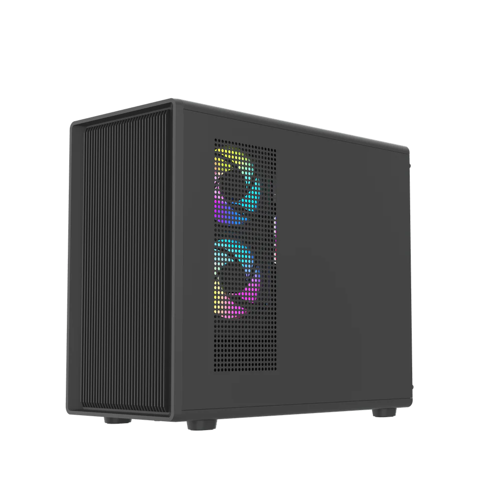 Darkflash DB460M M-ATX with 3 FANS PC Case - Black - Image 6