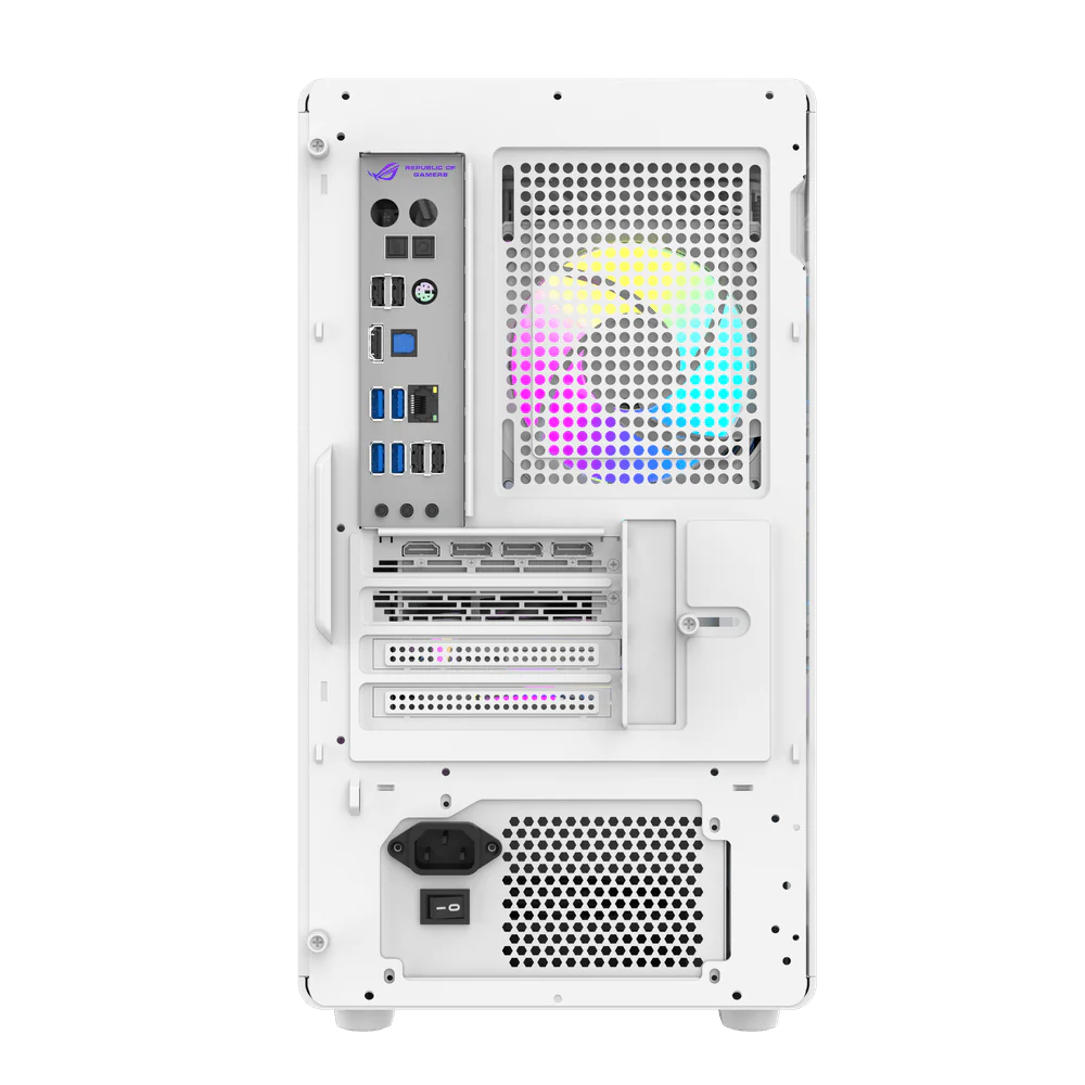 Darkflash DB460M M-ATX with 3 FANS PC Case - White - Image 4