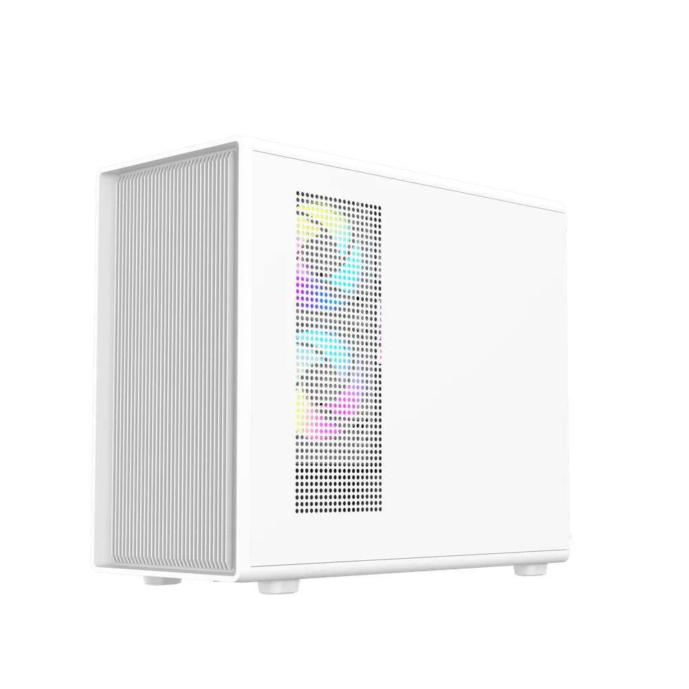 Darkflash DB460M M-ATX with 3 FANS PC Case - White - Image 6