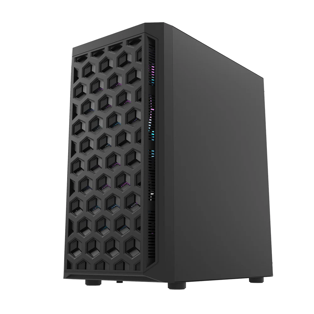 Darkflash DK300M M-ATX with 3 FANS PC Case - Black - Image 3