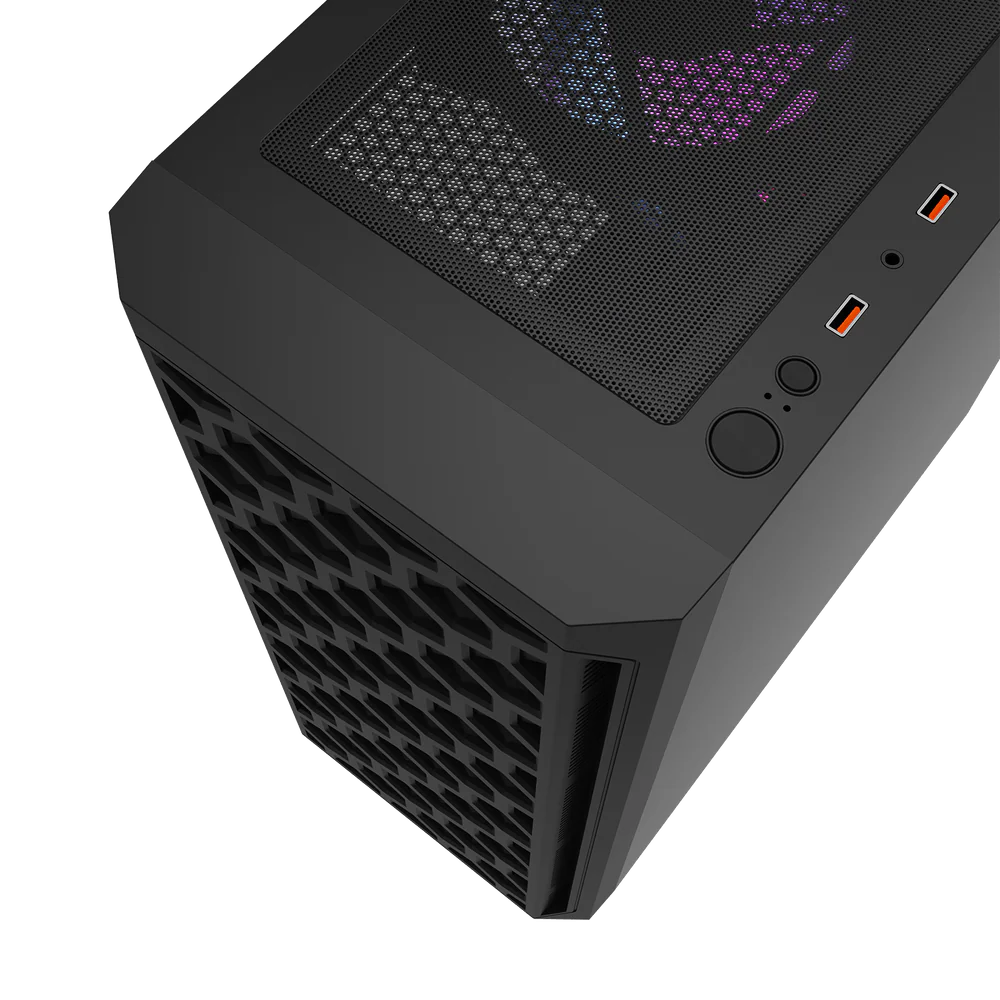 Darkflash DK350 ATX with 4 FANS PC Case - Black - Image 5