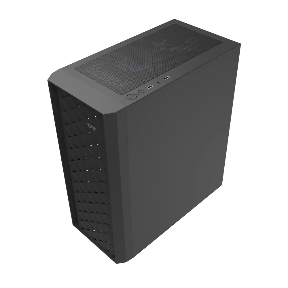 Darkflash DK351 ATX with 4 FANS PC Case - Black - Image 7