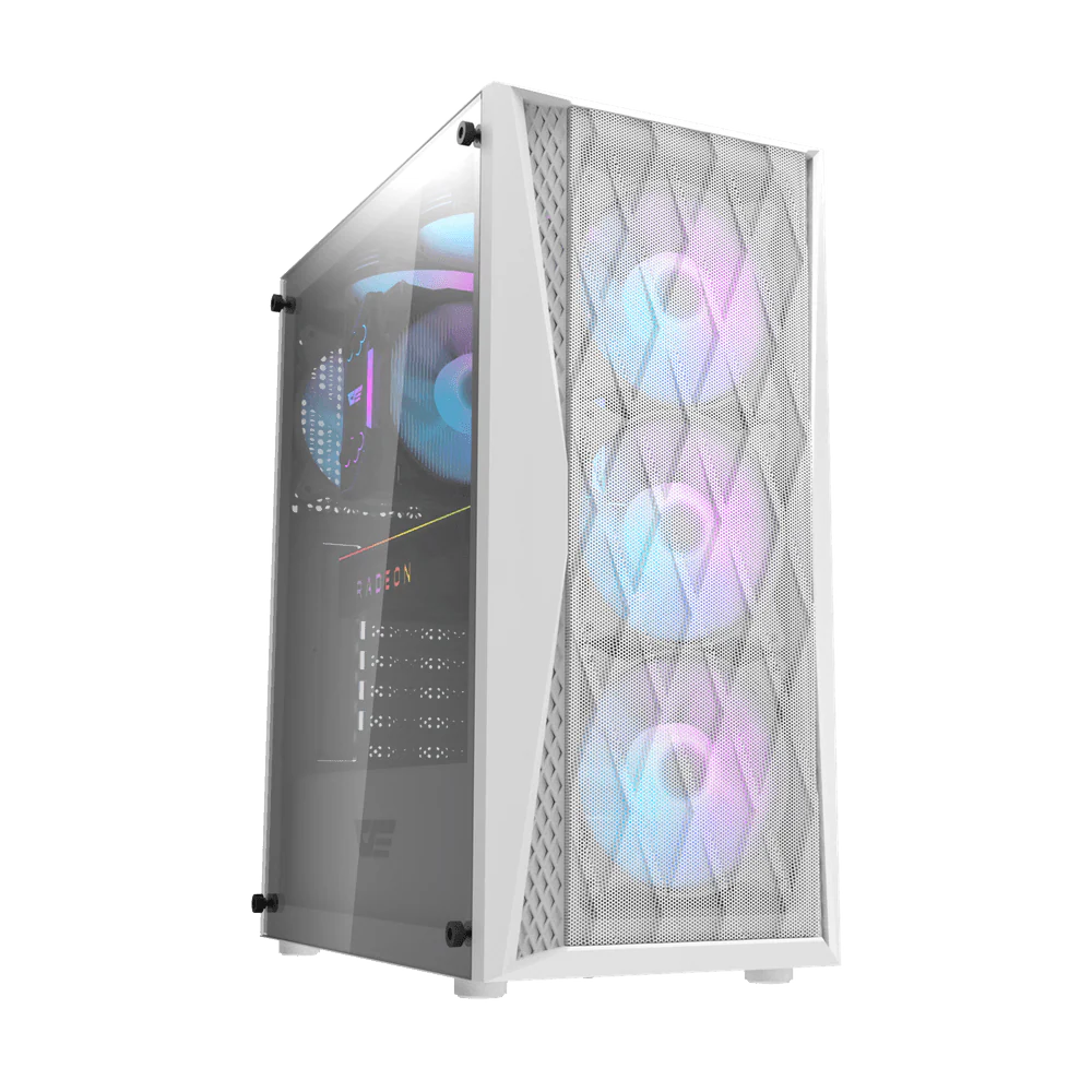 Darkflash DK352 Mesh ATX Case - White