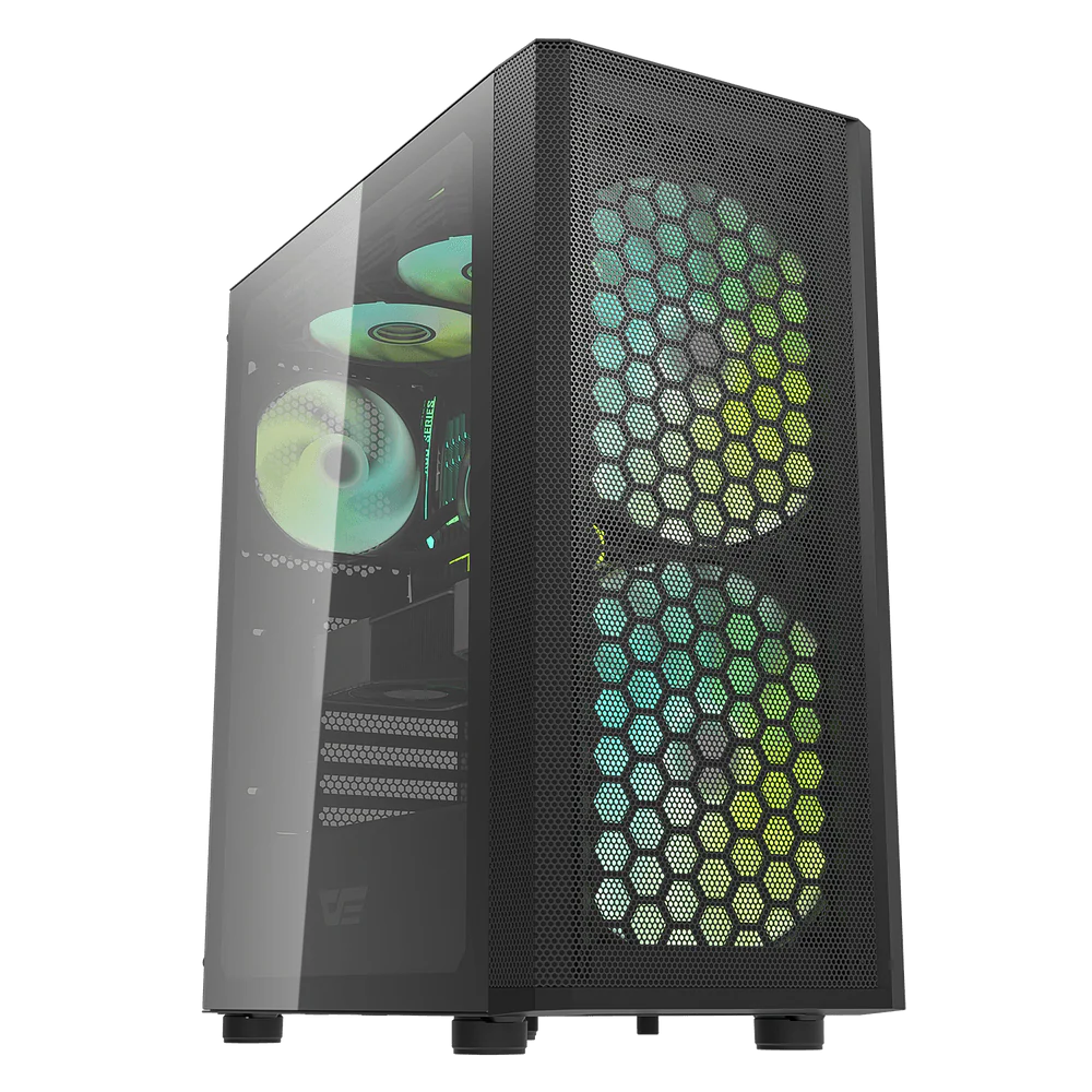 Darkflash DK360 ATX PC Case - Black