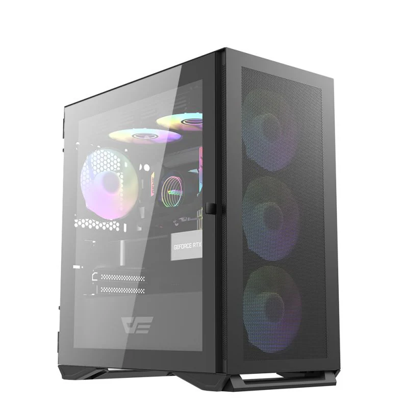 DARKFLASH DLM200 Black M-ATX PC GAMING CASE