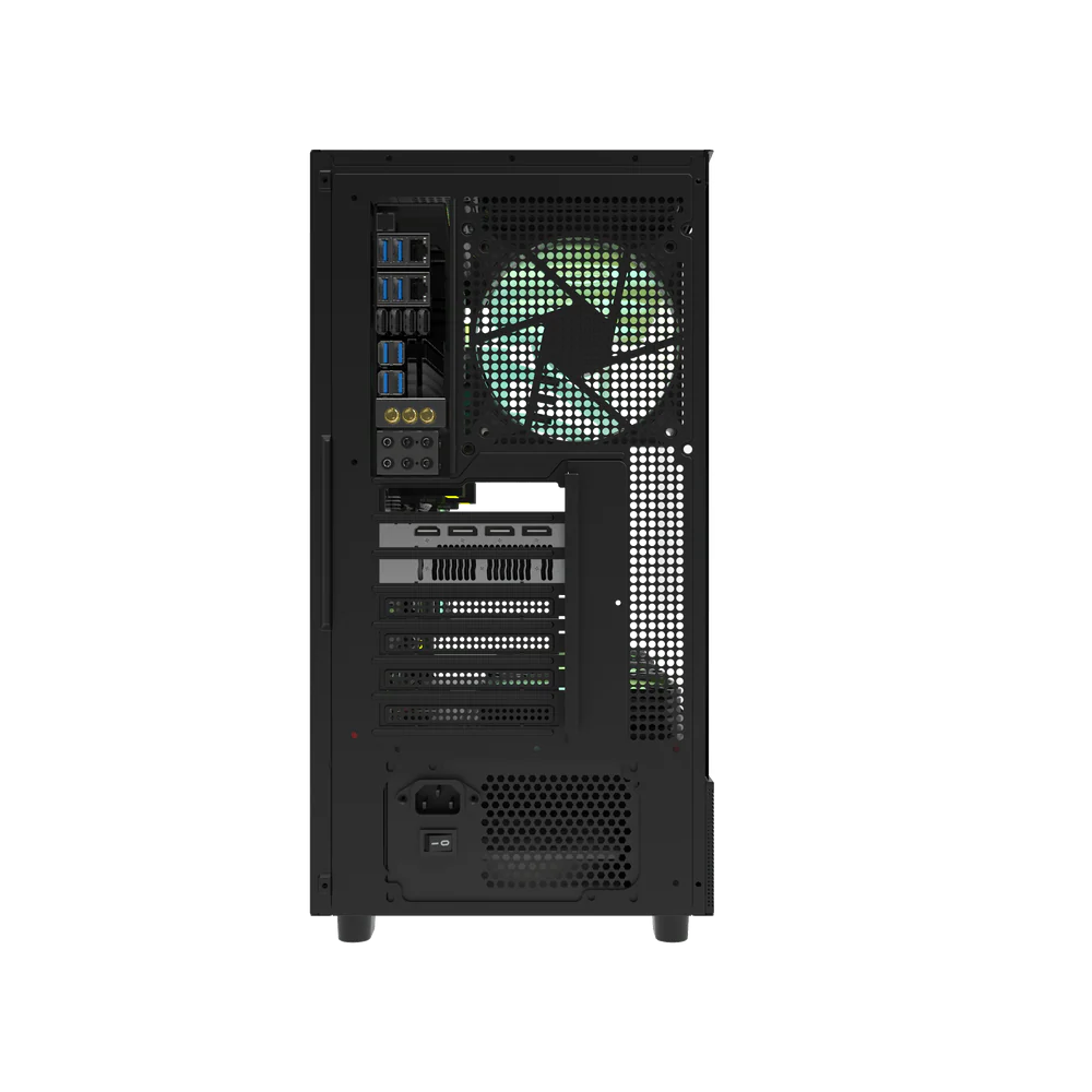 Darkflash DPX90 ATX with 3 FANS PC Case - Black - Image 5