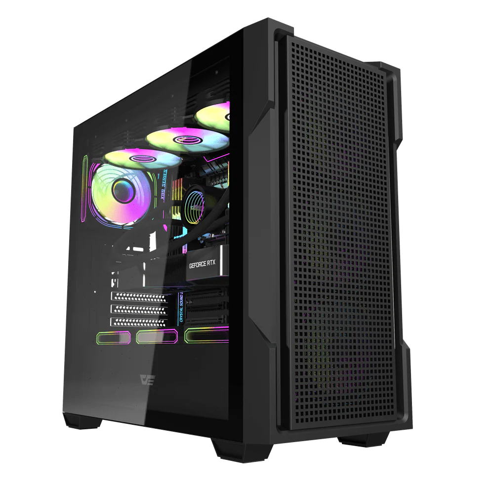 DARKFLASH DS900 Mesh ATX PC Gaming Case / Black