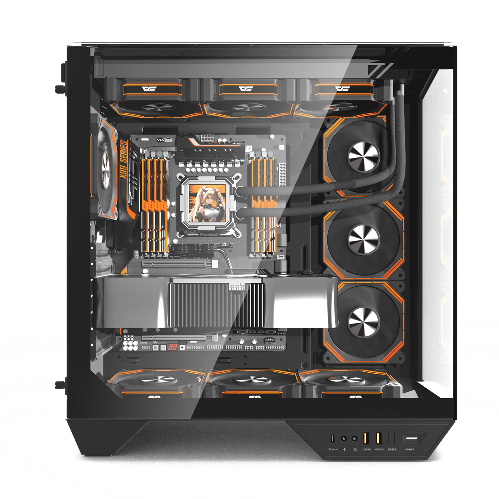 DARKFLASH DY470 ATX Black PC Gaming Case - Image 2
