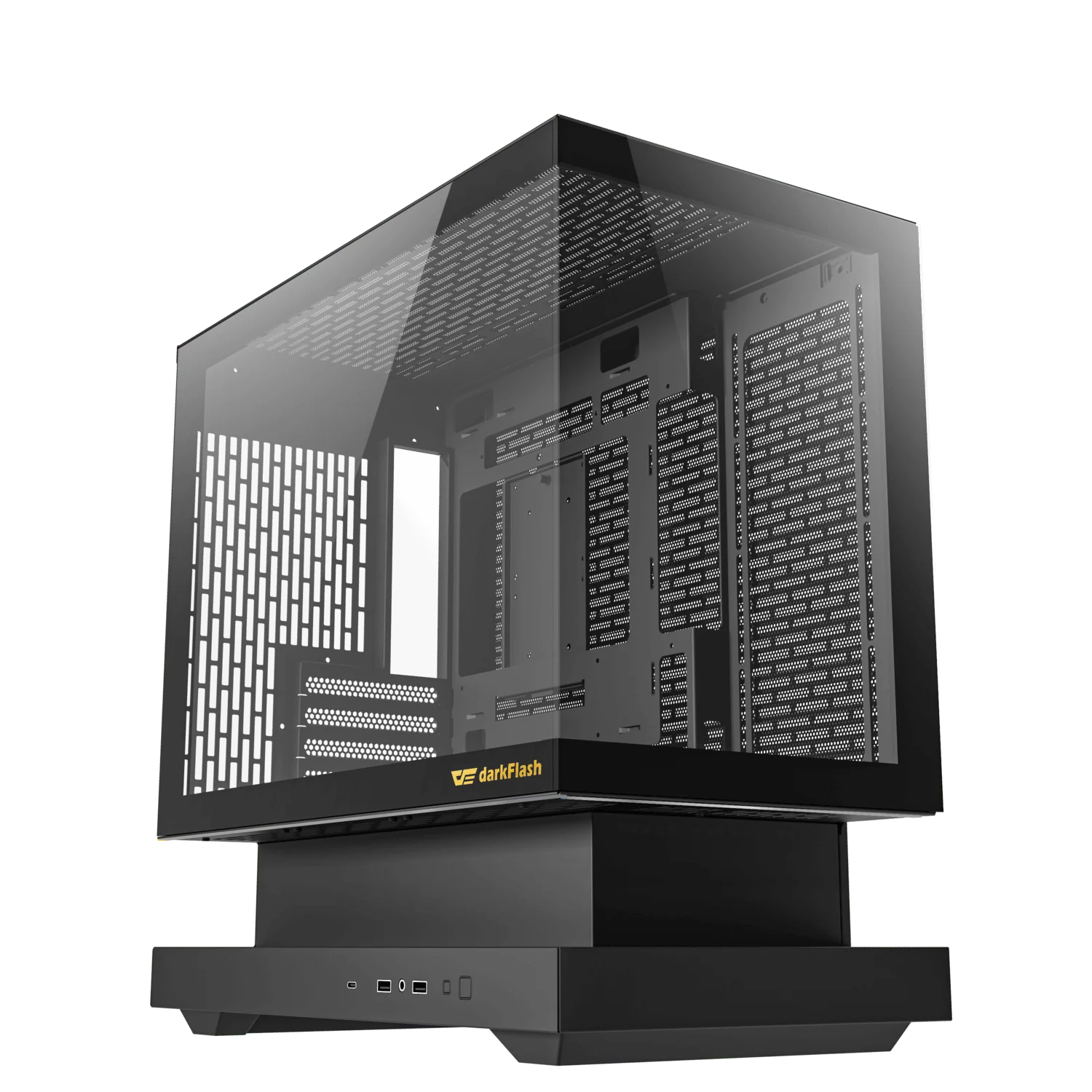 DARKFLASH FLOATRON F1 M-ATX Black PC Gaming Case - Image 10