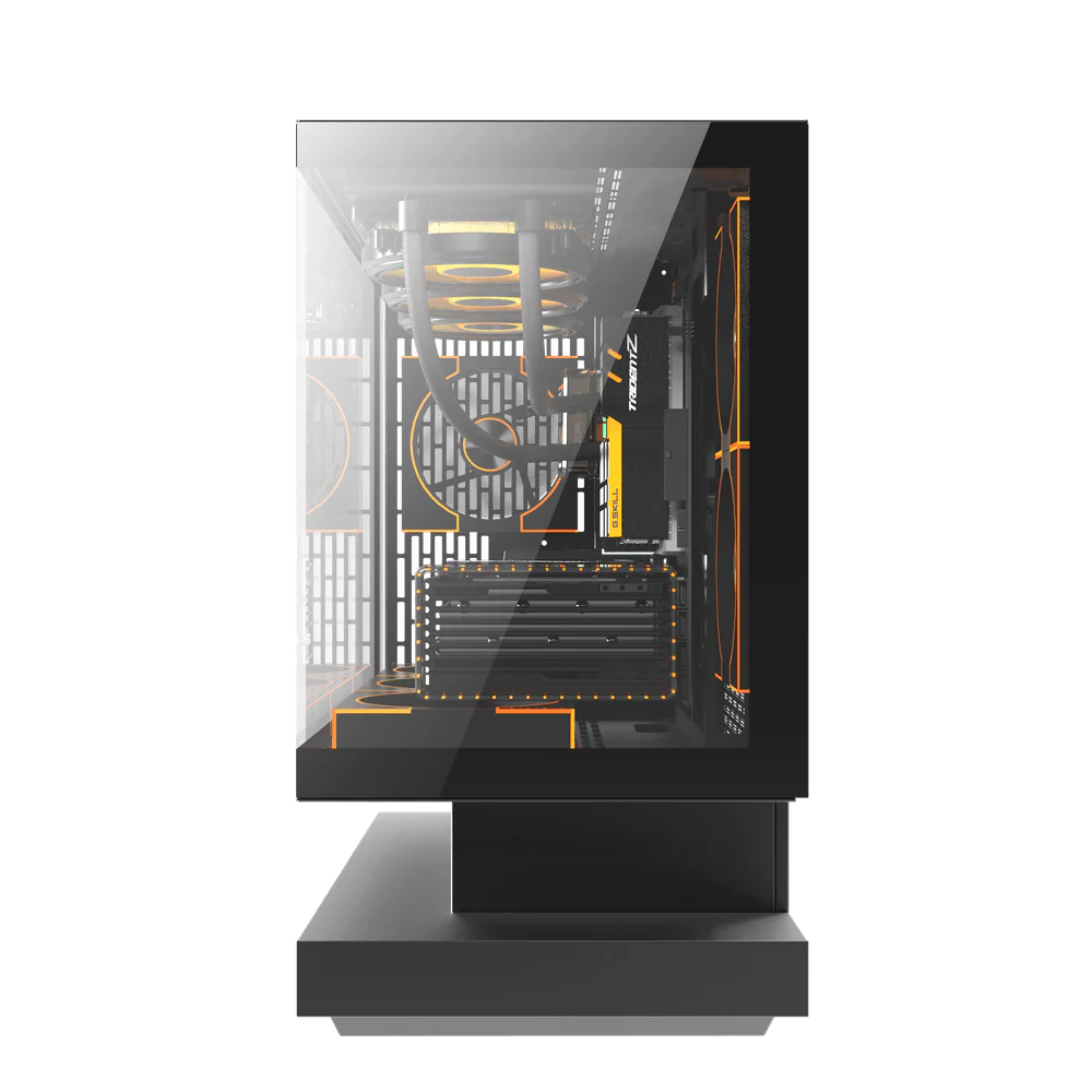 DARKFLASH FLOATRON F1 M-ATX Black PC Gaming Case - Image 7
