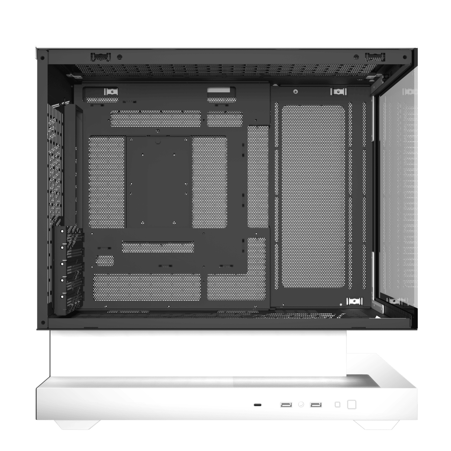 DARKFLASH FLOATRON F1 M-ATX White PC Gaming Case - Image 12