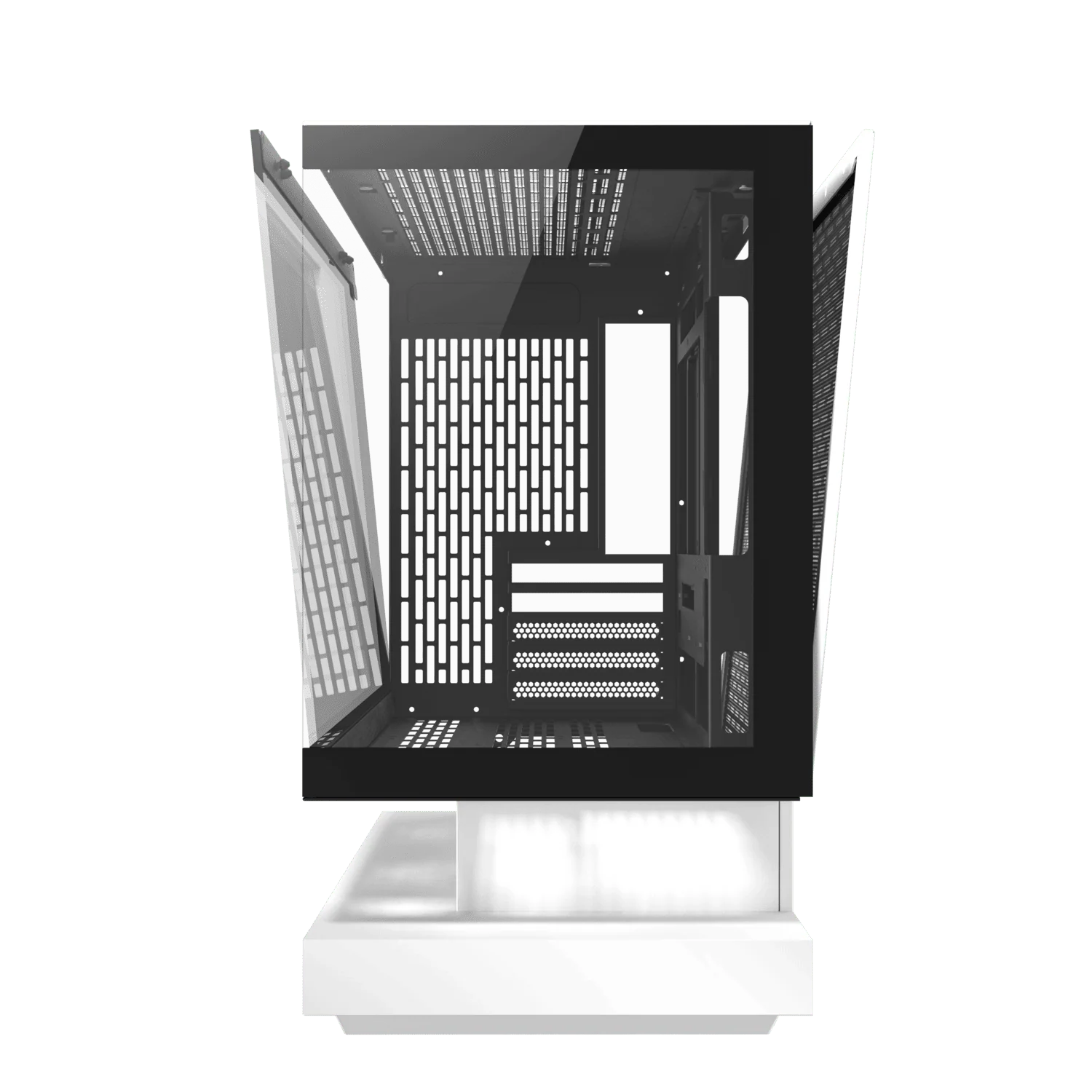 DARKFLASH FLOATRON F1 M-ATX White PC Gaming Case - Image 14