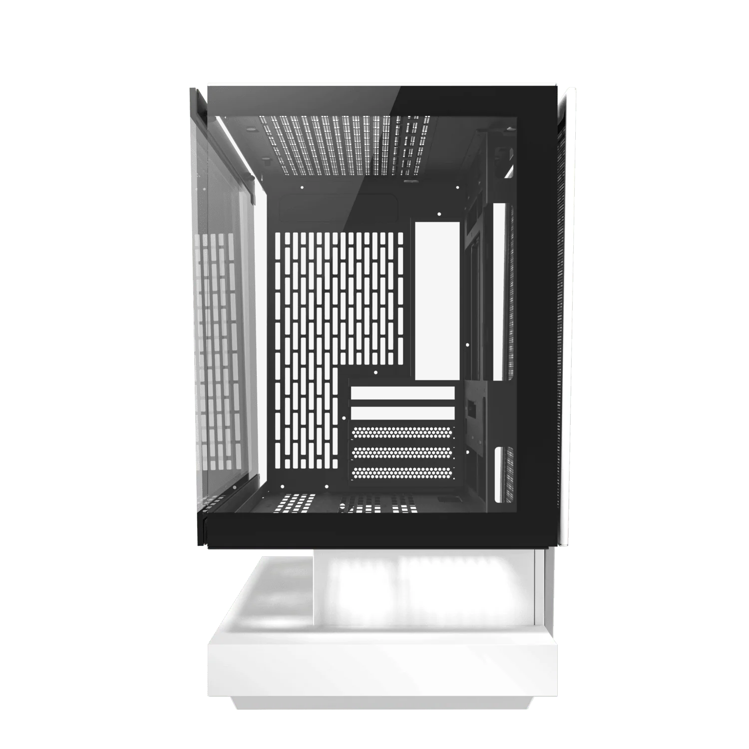 DARKFLASH FLOATRON F1 M-ATX White PC Gaming Case - Image 15