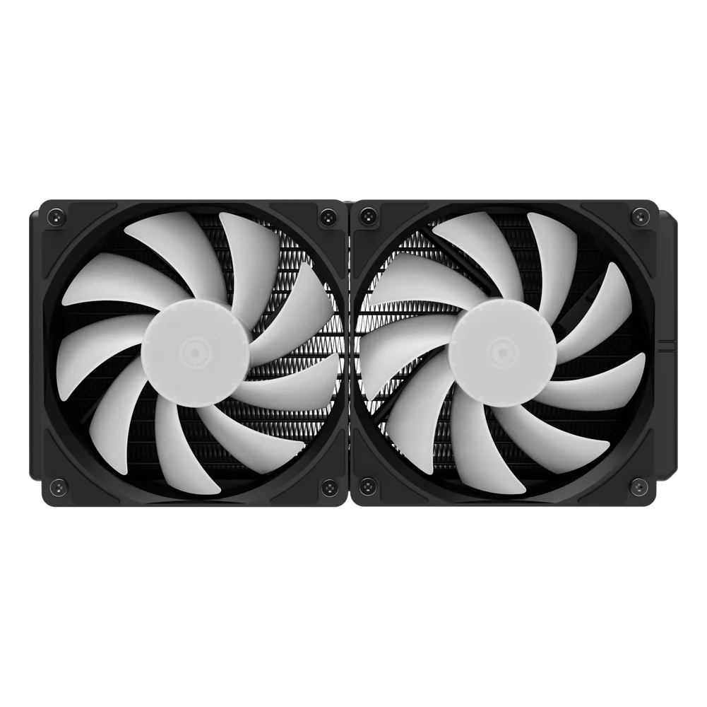 Darkflash Radiant DC240 240mm AIO ARGB Liquid CPU Cooler - Black - Image 4