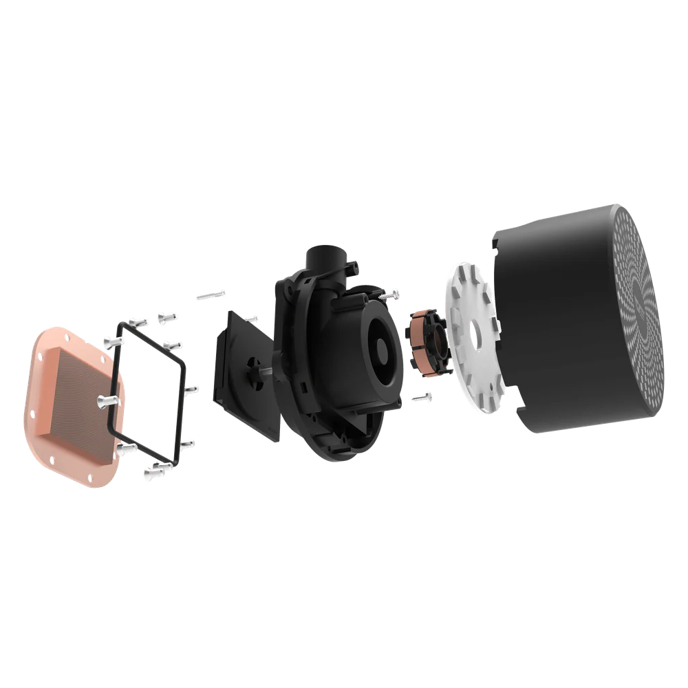 Darkflash Radiant DC240 240mm AIO ARGB Liquid CPU Cooler - Black - Image 6
