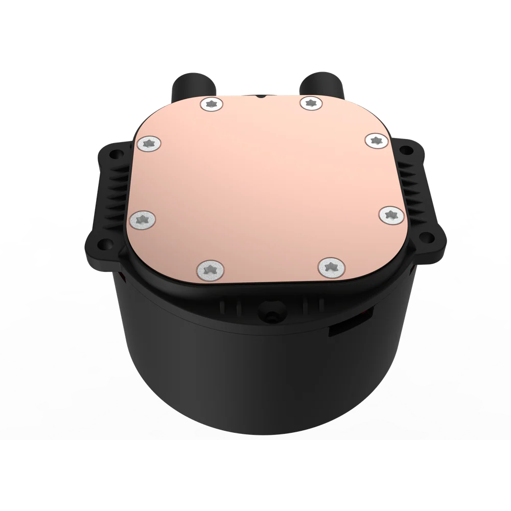 Darkflash Radiant DC240 240mm AIO ARGB Liquid CPU Cooler - Black - Image 7