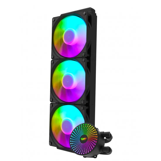 DarkFlash Radiant DC360 ARGB Liquid CPU Cooler Black - Image 2