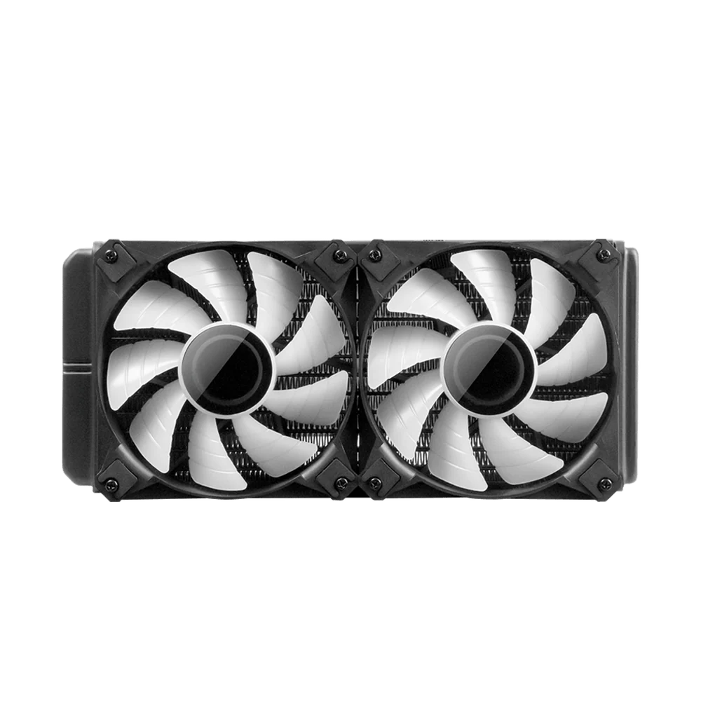 Darkflash Twister DX240 V2 240mm AIO ARGB Liquid CPU Cooler - Black - Image 4