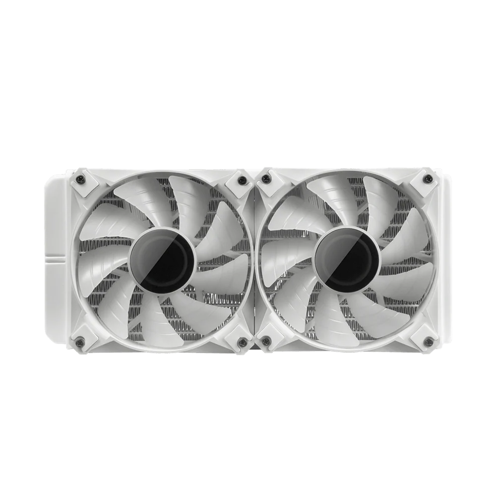 Darkflash Twister DX240 V2 240mm AIO ARGB Liquid CPU Cooler - White - Image 4
