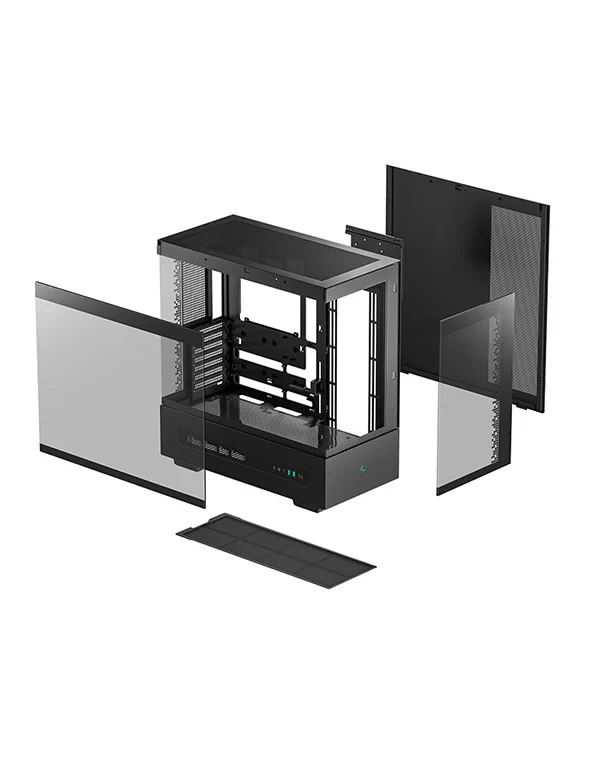 Deepcool CH690 Digital ATX Mid-Tower PC Case (Fans Not Included) - Black - Image 5