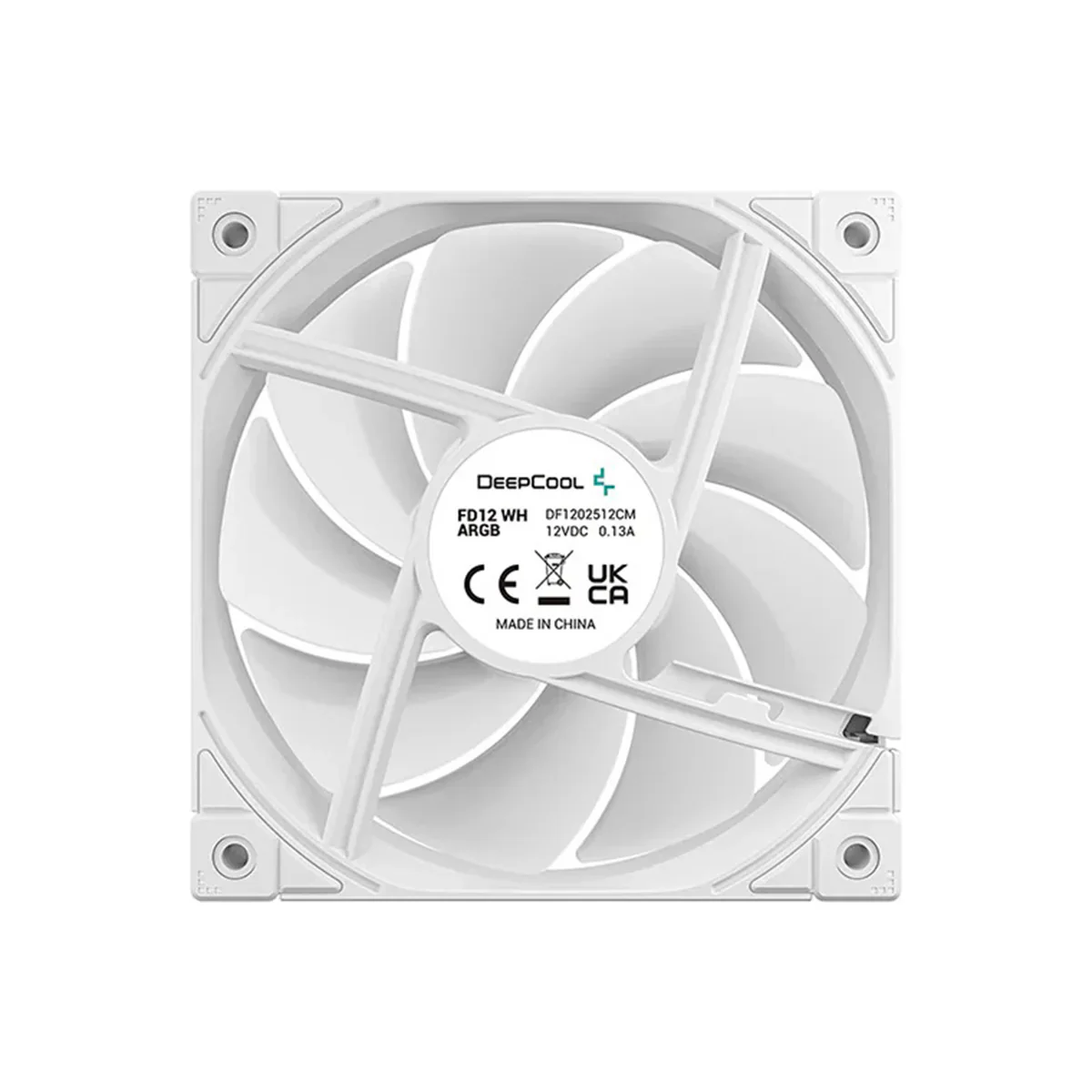 Deepcool FD12 ARGB 3x120mm Addressable RGB Fans - White - Image 4