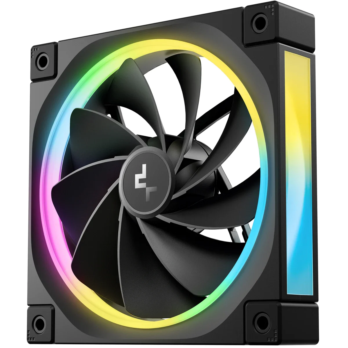 DeepCool FL12R Reversed Fan Blade 120mm Case Fans - Black - Image 5