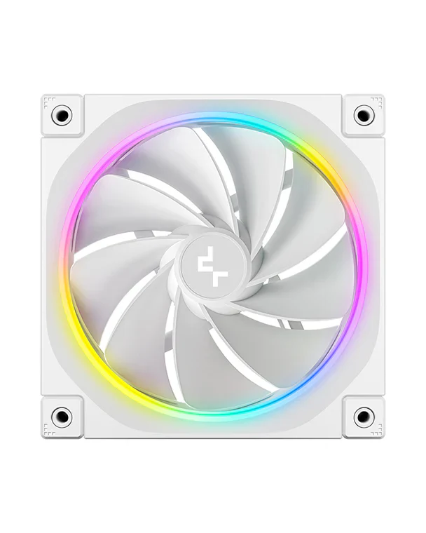 DeepCool FL12R Reversed Fan Blade 120mm Case Fans - White - Image 5