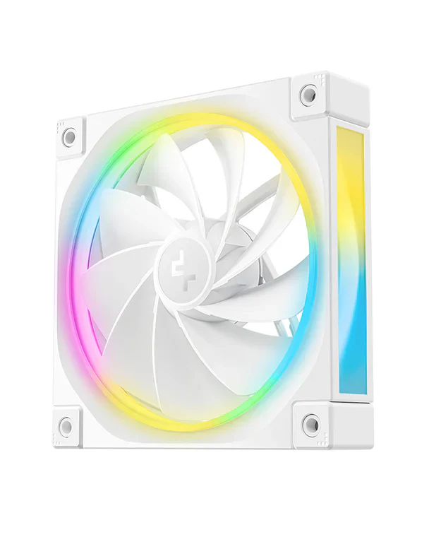 DeepCool FL12R Reversed Fan Blade 120mm Case Fans - White - Image 6