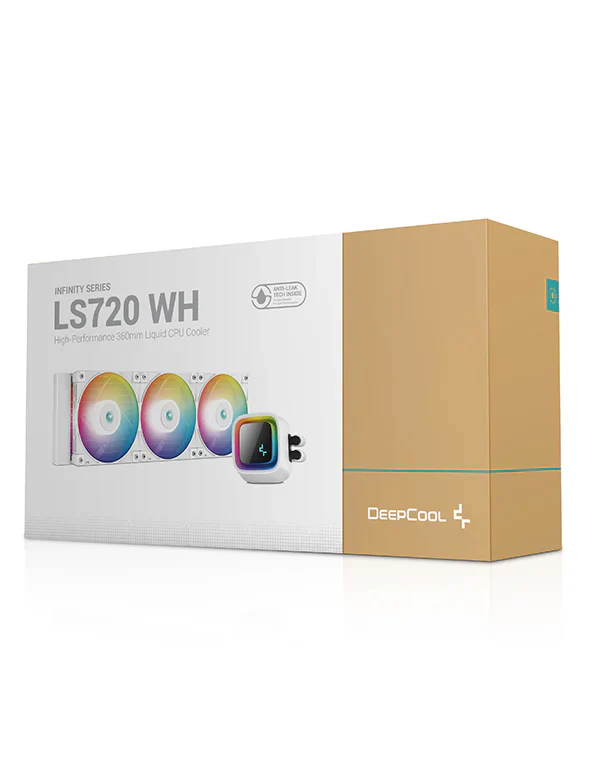 DeepCool Infinity Series LS720 360MM AIO ARGB Liquid Cooler - White - Image 2