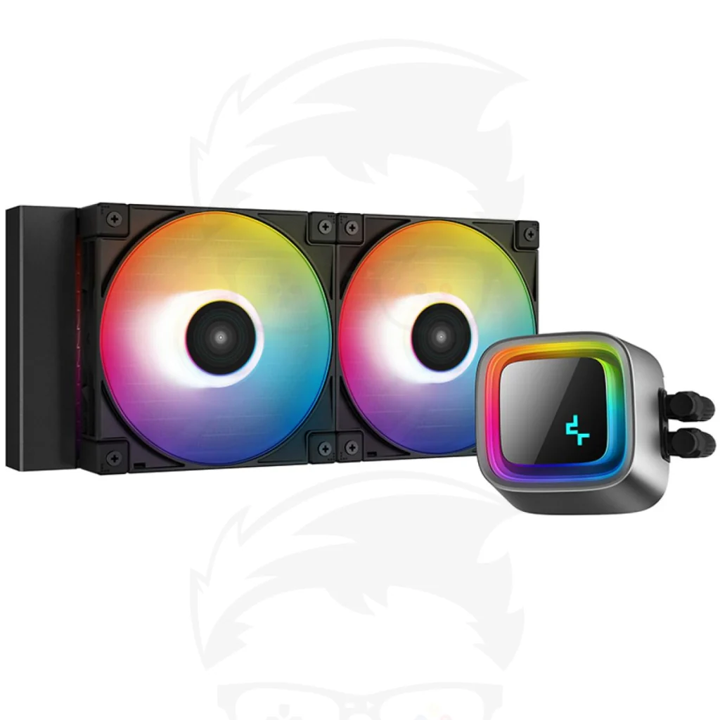 DEEPCOOL LS520 High Performance ARGB 240mm CPU Liquid Cooler - Black - Image 2