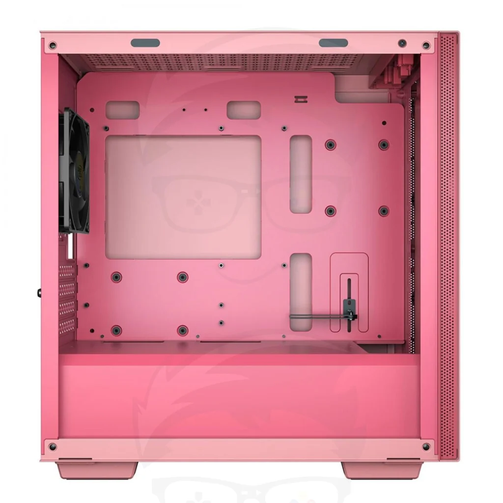 Deepcool MACUBE 110 Micro ATX Tempered Glass Side - Pink GAMING CASE - Image 2