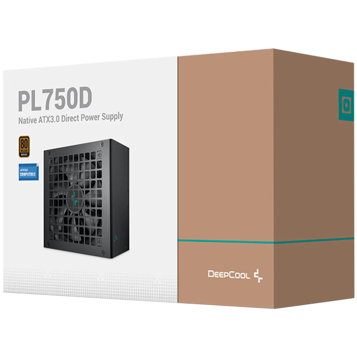 Deepcool PL750D 80 PLUS Bronze 750w Non-Modular ATX12V V3.0 Hydro Bearing