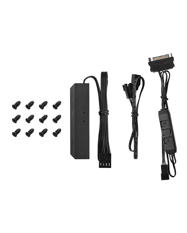 DeepCool RF120M 3in1 Brightness RGB LED Fan - Black - Image 2