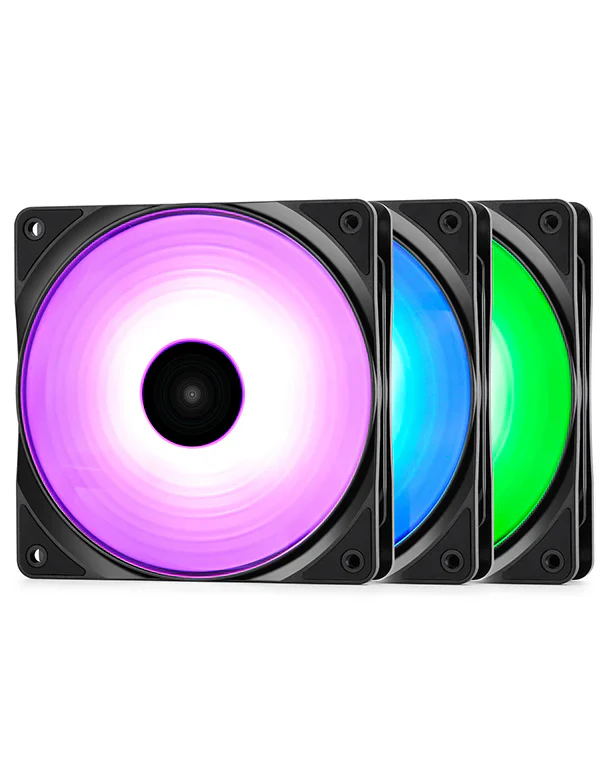 DeepCool RF120M 3in1 Brightness RGB LED Fan - Black - Image 3